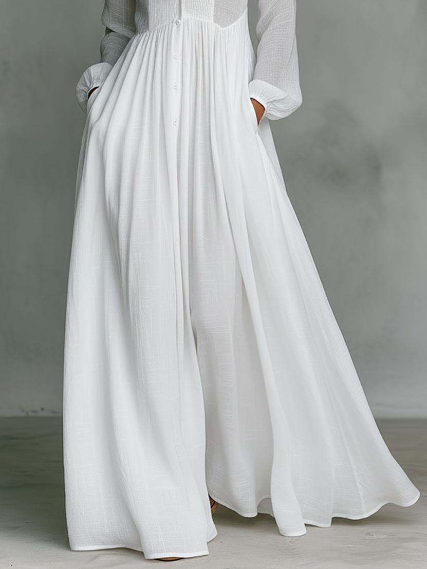 Aurora Such®|Alexsandra∙ Vestido maxi minimalista