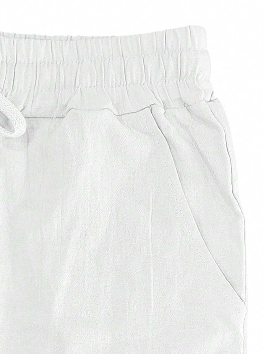 Aurora Such®| Pantalón Ligero de Lino con Cordón