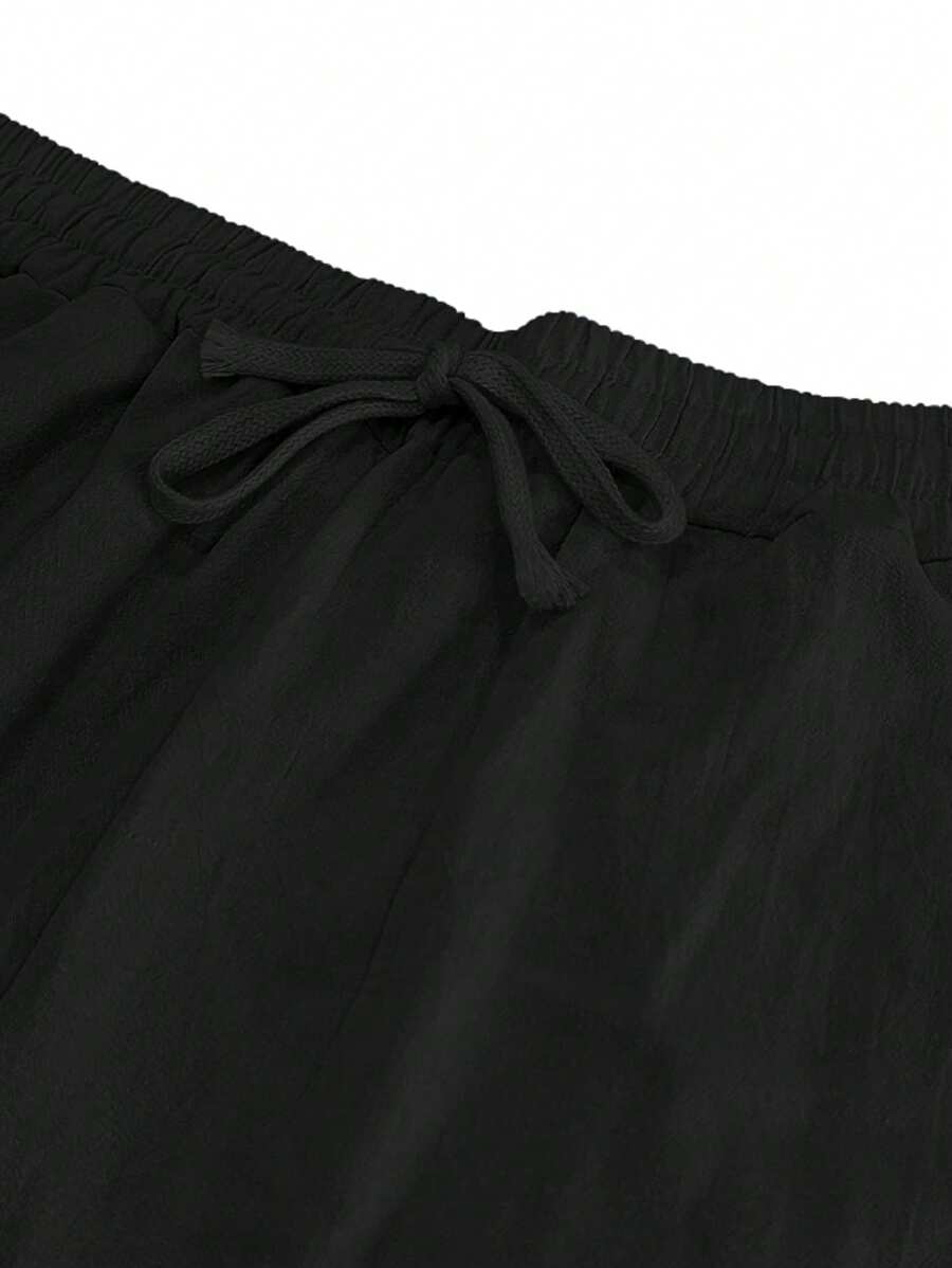 Aurora Such®| Pantalón Ligero de Lino con Cordón