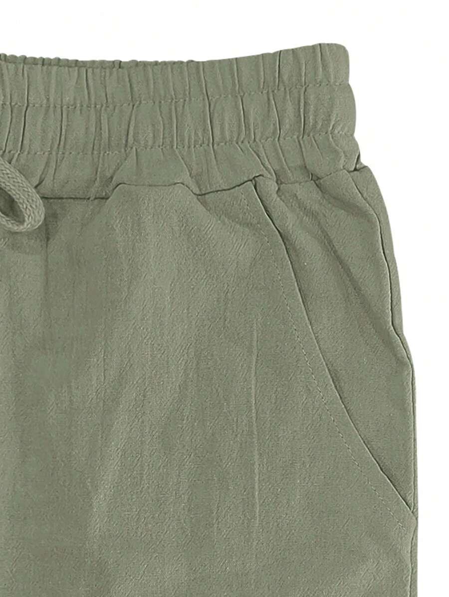 Aurora Such®| Pantalón Ligero de Lino con Cordón