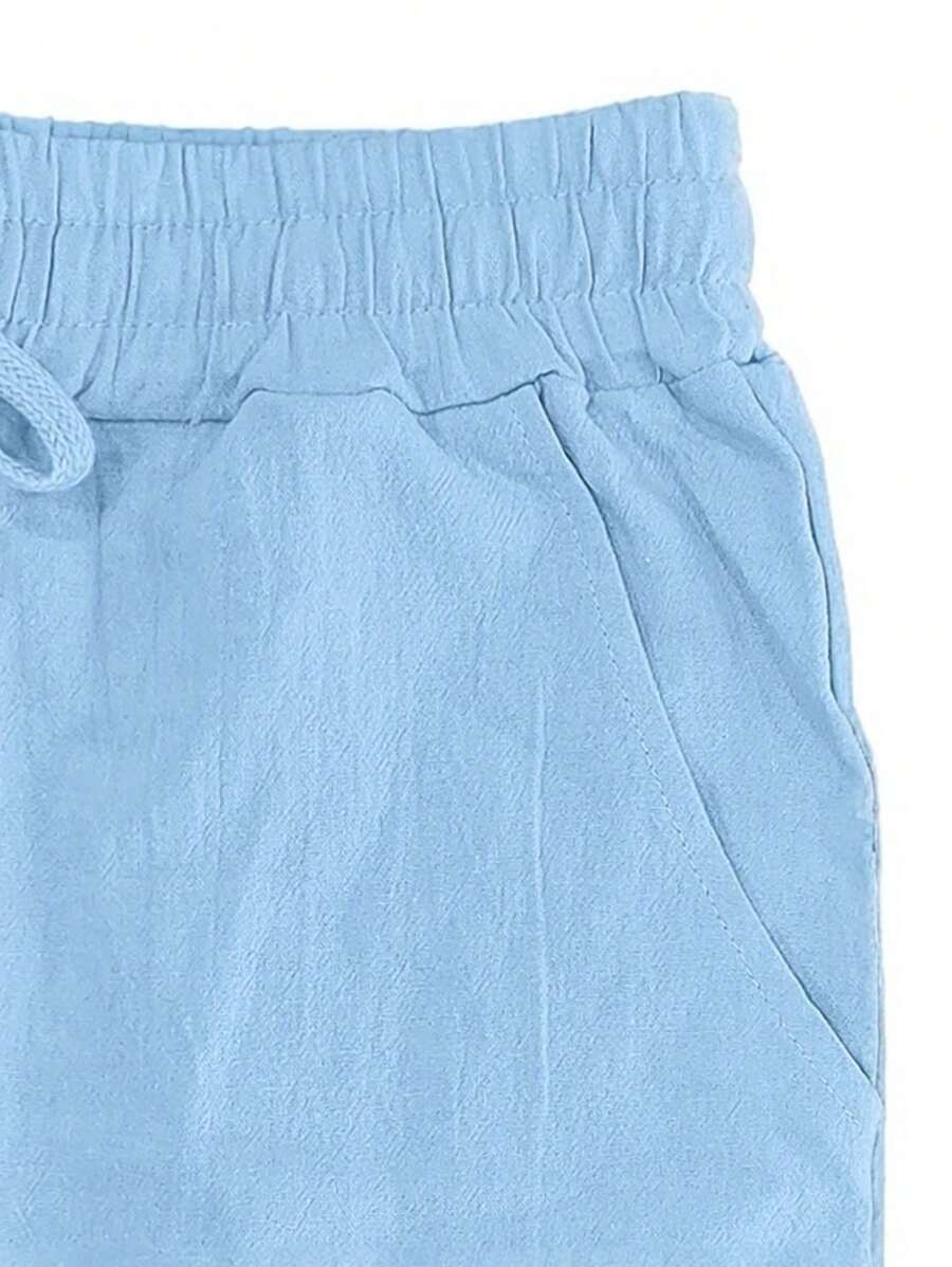 Aurora Such®| Pantalón Ligero de Lino con Cordón