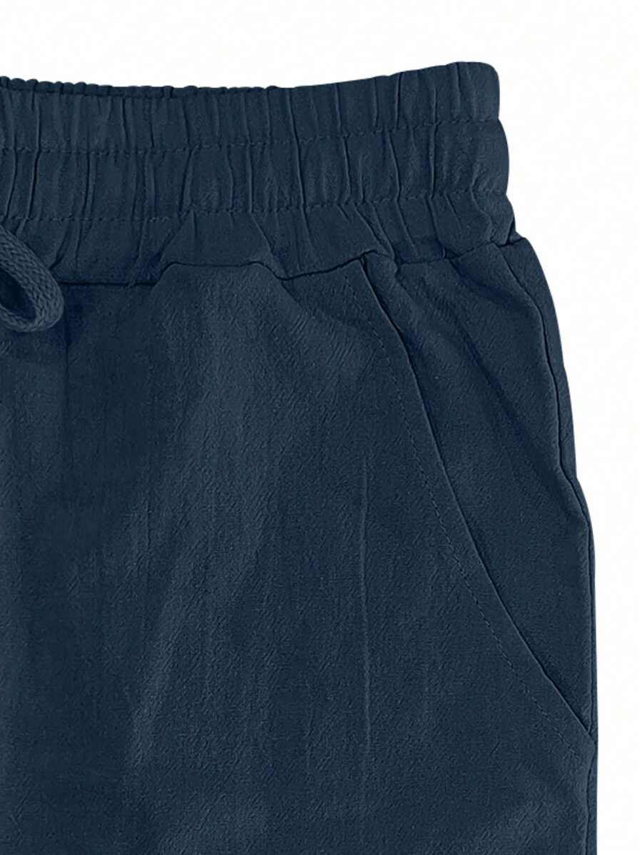 Aurora Such®| Pantalón Ligero de Lino con Cordón