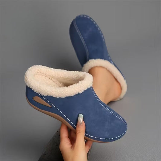 Aurora Such®| Sandalias Slip-On con Forro de Pelo