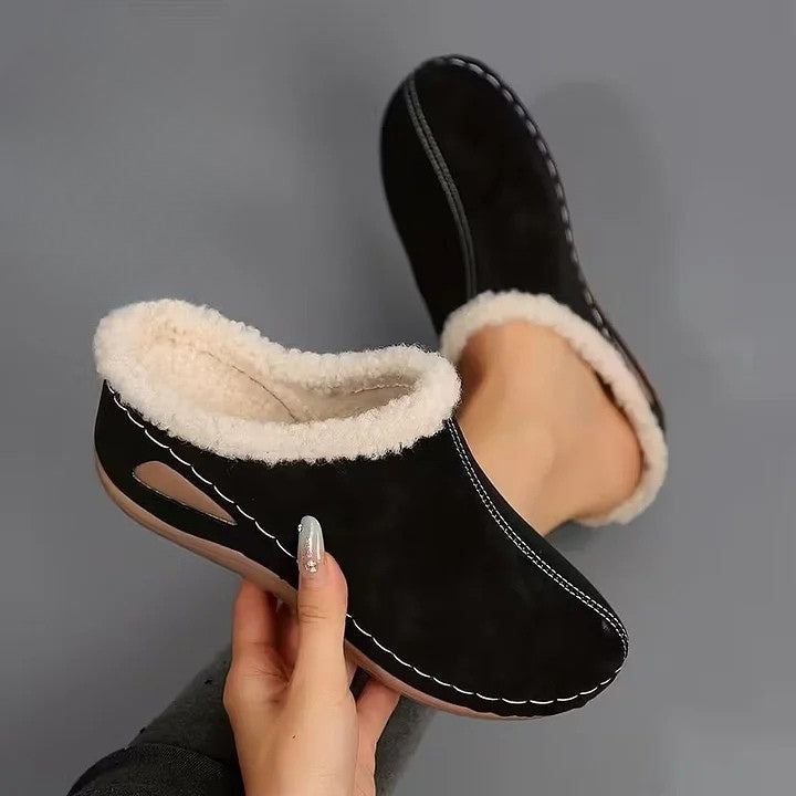 Aurora Such®| Sandalias Slip-On con Forro de Pelo