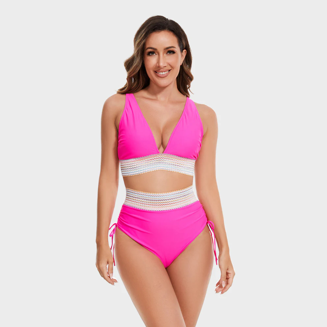 Aurora Such®|Noor - Bikini de Talle Alto con Control de Abdomen