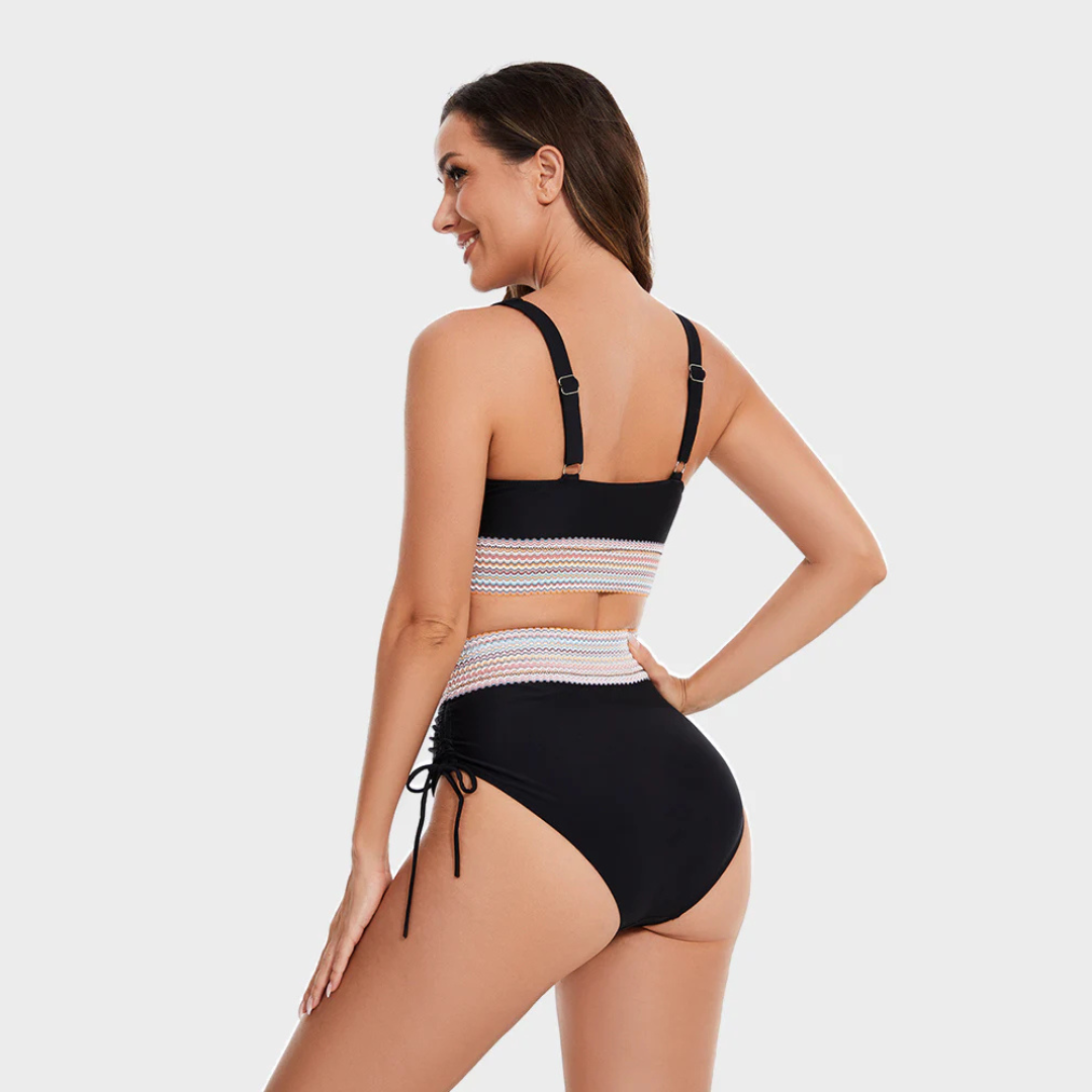 Aurora Such®|Noor - Bikini de Talle Alto con Control de Abdomen